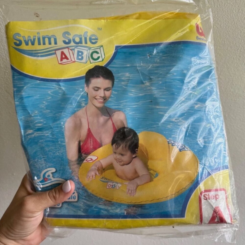 Vintage Bestway Swim Safe ABC Step A Baby Float 1-2 Years NOS New Sealed